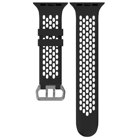 Strap-it Strap-it Apple Watch Sport Strap with Buckle (Black/Yellow) Strap-it Strap-it Apple Watch Sport Strap with Buckle (Black/Yellow)