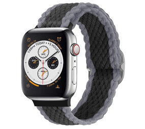 Strap-it Apple Watch Braided Nylon Strap (Black/Grey) Strap-it Apple Watch Braided Nylon Strap (Black/Grey)