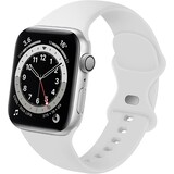 Strap-it Apple Watch Silicone Strap Classic (White)