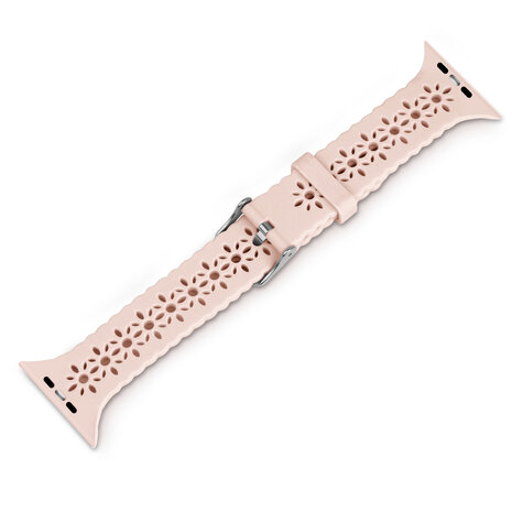 Strap-it Strap-it Apple Watch Patterned Silicone Strap (Pink)