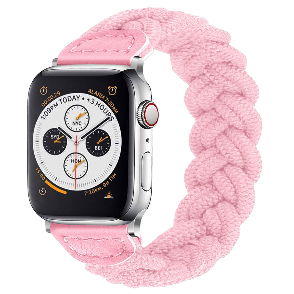 Strap-it Strap-it Apple Watch Twisted Nylon Strap (Pink) Strap-it Strap-it Apple Watch Twisted Nylon Strap (Pink)