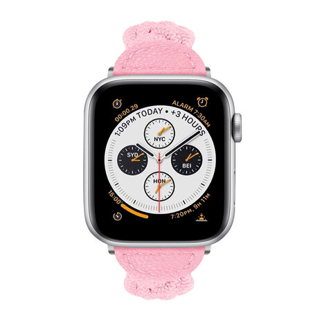 Strap-it Strap-it Apple Watch Twisted Nylon Strap (Pink) Strap-it Strap-it Apple Watch Twisted Nylon Strap (Pink)