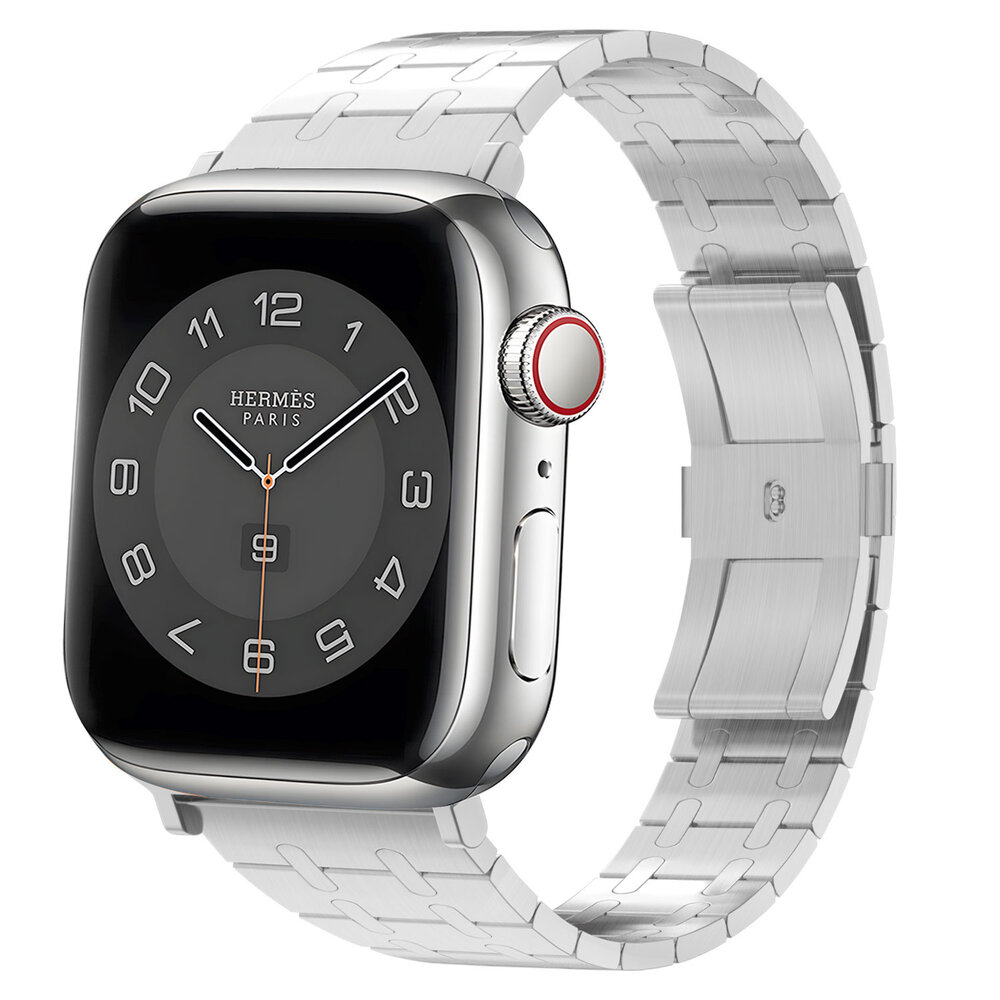 Strap-it Strap-it Apple Watch Royal Steel Strap (Silver) Strap-it Strap-it Apple Watch Royal Steel Strap (Silver)