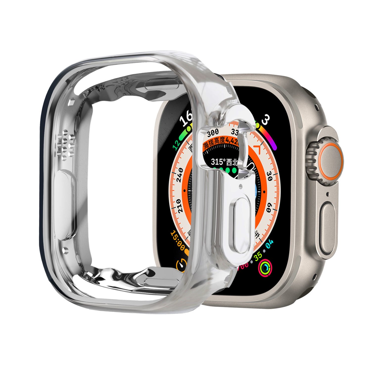 Apple Watch Ultra TPU Case 49mm (White)