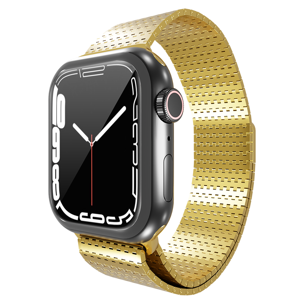 Strap-it Strap-it Apple Watch Metal Mesh Strap (Gold) Strap-it Strap-it Apple Watch Metal Mesh Strap (Gold)