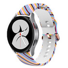 Strap-it Strap-it Samsung Galaxy Watch 4 40mm Strap Silly Stripes