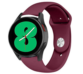 Strap-it Samsung Galaxy Watch 4 40mm Silicone Strap (Bordeaux Red)
