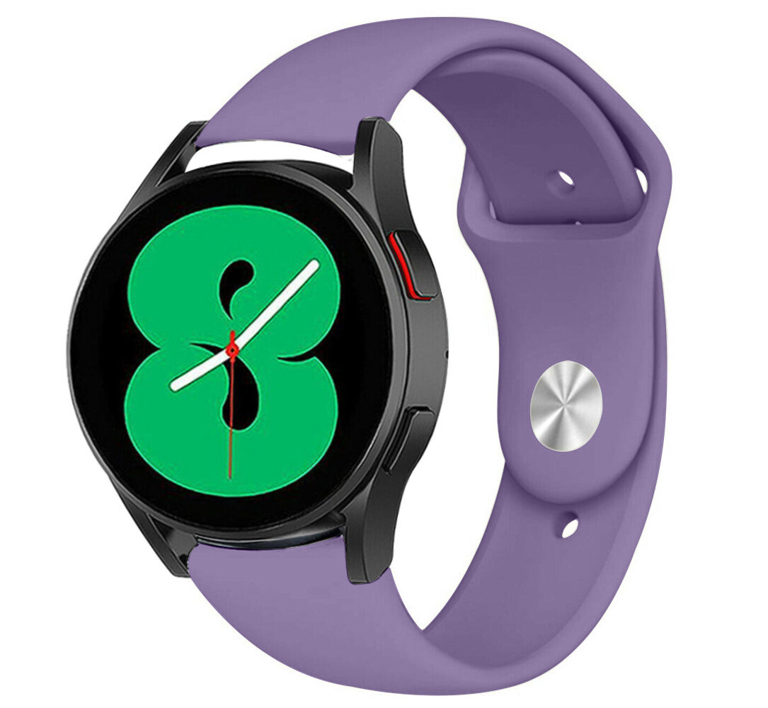 Strap-it Strap-it Samsung Galaxy Watch 4 40mm Silicone Strap (Lilac) Strap-it Strap-it Samsung Galaxy Watch 4 40mm Silicone Strap (Lilac)