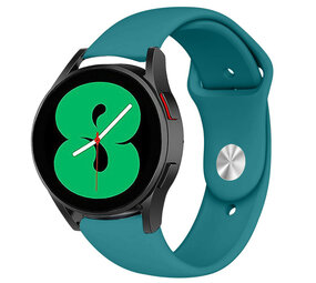 Strap-it Samsung Galaxy Watch 4 44mm Silicone Strap (Green-Blue)
