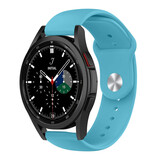 Strap-it Samsung Galaxy Watch 4 Classic 46mm Silicone Strap (Light Blue) Strap-it Samsung Galaxy Watch 4 Classic 46mm Silicone Strap (Light Blue)