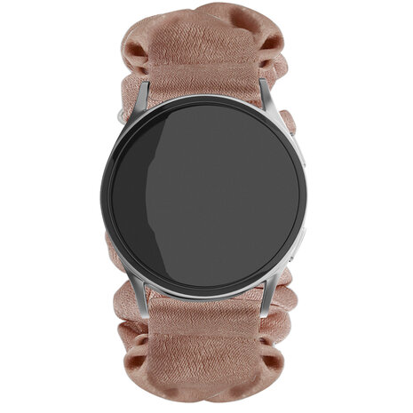 Strap-it Strap-it Samsung Galaxy Watch 4 44mm Scrunchie Strap with Pearls (Beige) Strap-it Strap-it Samsung Galaxy Watch 4 44mm Scrunchie Strap with Pearls (Beige)