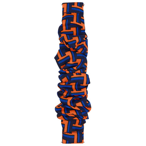Strap-it Strap-it Samsung Galaxy Watch 4 40mm Scrunchie Strap (Black/Orange/Blue) Strap-it Strap-it Samsung Galaxy Watch 4 40mm Scrunchie Strap (Black/Orange/Blue)