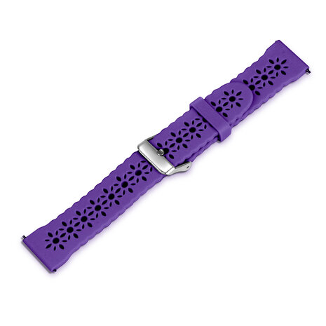 Strap-it Strap-it Samsung Galaxy Watch 4 40mm Patterned Silicone Strap (Deep Purple) Strap-it Strap-it Samsung Galaxy Watch 4 40mm Patterned Silicone Strap (Deep Purple)