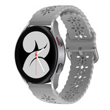 Strap-it Samsung Galaxy Watch 4 40mm Patterned Silicone Strap (Grey) Strap-it Samsung Galaxy Watch 4 40mm Patterned Silicone Strap (Grey)