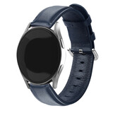 Strap-it Samsung Galaxy Watch 4 Classic 46mm Leather Strap (Dark Blue) Strap-it Samsung Galaxy Watch 4 Classic 46mm Leather Strap (Dark Blue)