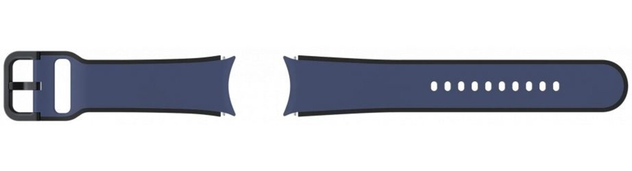 Strap-it Genuine Samsung Galaxy Watch 4 44mm Two-Tone Silicone Strap (Blue) Strap-it Genuine Samsung Galaxy Watch 4 44mm Two-Tone Silicone Strap (Blue)