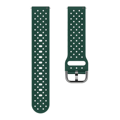 Samsung Galaxy Watch 4 40mm Woven Silicone Strap (Dark Green)