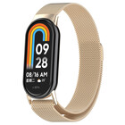 Strap-it Strap-it Xiaomi Smart Band 8 Milanese Strap (Champagne)