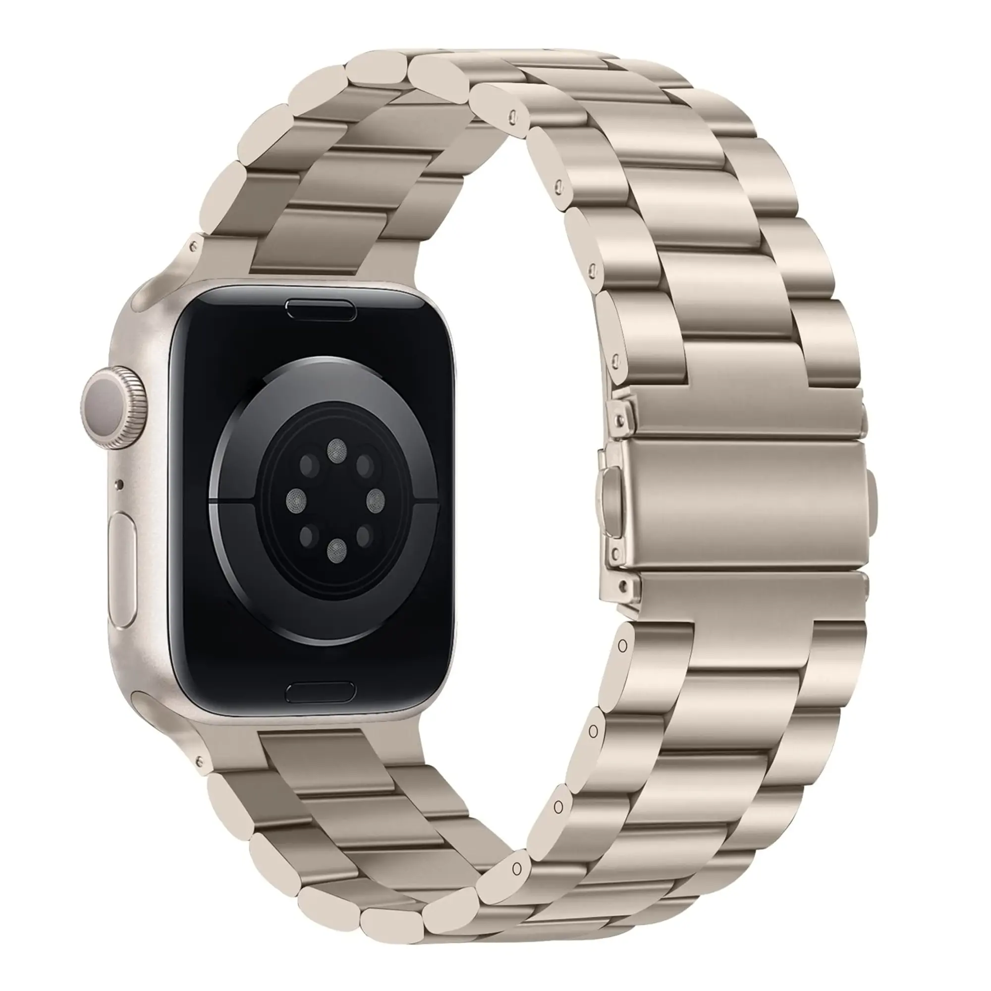 Apple Watch Steel Strap (Starlight)