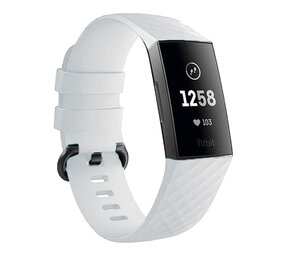 Strap-it Fitbit Charge 4 Silicone Strap (White)
