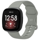 Strap-it Strap-it Fitbit Versa 4 Silicone Strap Classic (Grey)