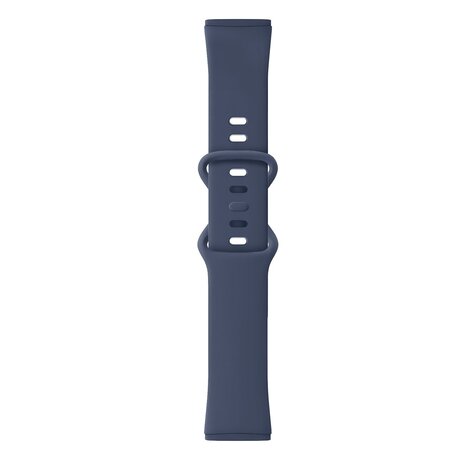 Strap-it Strap-it Fitbit Sense Silicone Strap Classic (Dark Blue)