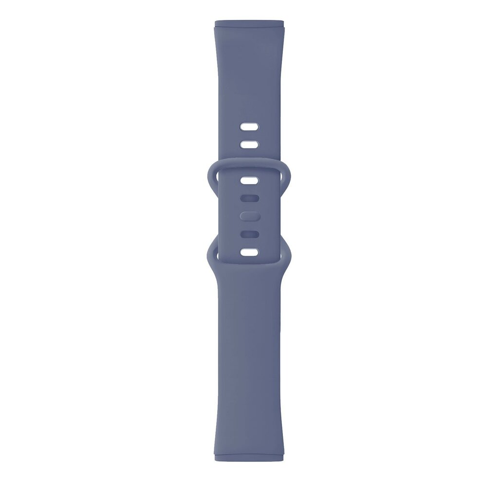 Strap-it Strap-it Fitbit Sense 2 Silicone Strap Classic (Grey-Blue)