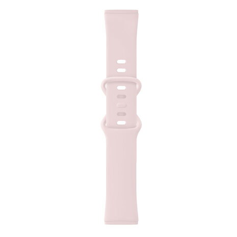 Strap-it Strap-it Fitbit Sense 2 Silicone Strap Classic (Light Pink)