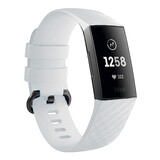 Strap-it Fitbit Charge 3 Silicone Strap (White)