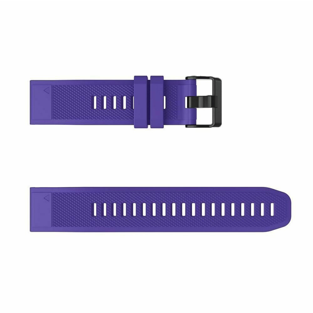 Strap-it Strap-it Garmin Fenix 7 Silicone Strap (Purple)