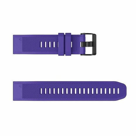 Strap-it Strap-it Garmin Fenix 7 Silicone Strap (Purple)