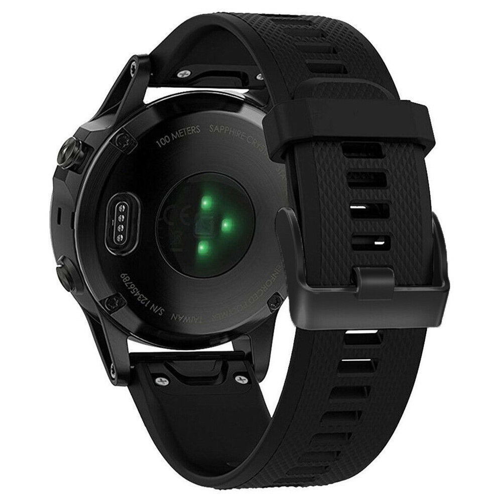 Garmin Fenix 7 Silicone Strap (Black)