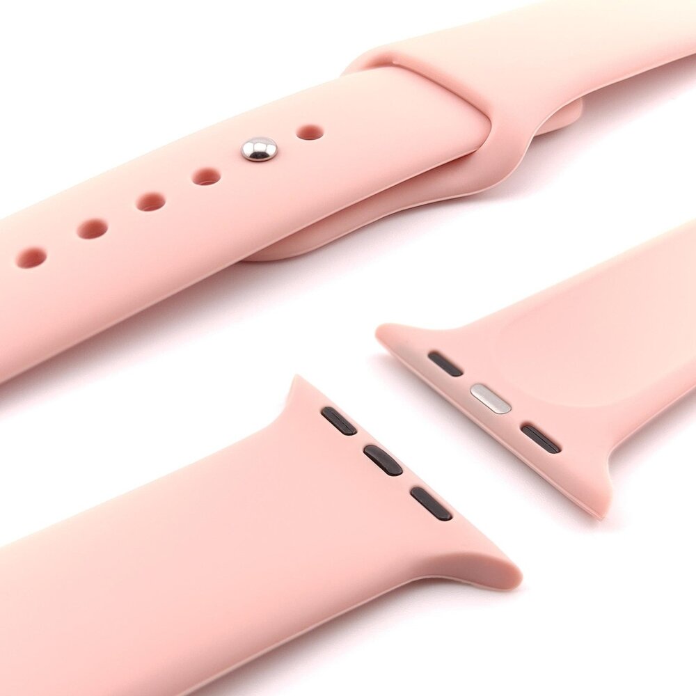 Strap-it Strap-it Apple Watch Silicone Strap (Baby Pink)