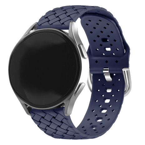 Strap-it Strap-it Samsung Galaxy Watch 6 - 44mm Braided Silicone Strap (Dark Blue) Strap-it Strap-it Samsung Galaxy Watch 6 - 44mm Braided Silicone Strap (Dark Blue)