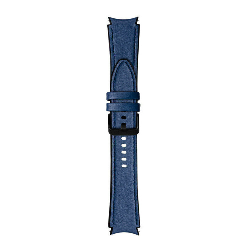 Strap-it Strap-it Samsung Galaxy Watch 6 - 44mm Hybrid Leather Strap (Dark Blue) Strap-it Strap-it Samsung Galaxy Watch 6 - 44mm Hybrid Leather Strap (Dark Blue)