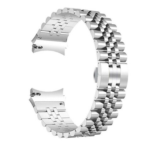 Strap-it Strap-it Samsung Galaxy Watch 6 - 44mm Steel Strap Jubilee (Silver) Strap-it Strap-it Samsung Galaxy Watch 6 - 44mm Steel Strap Jubilee (Silver)