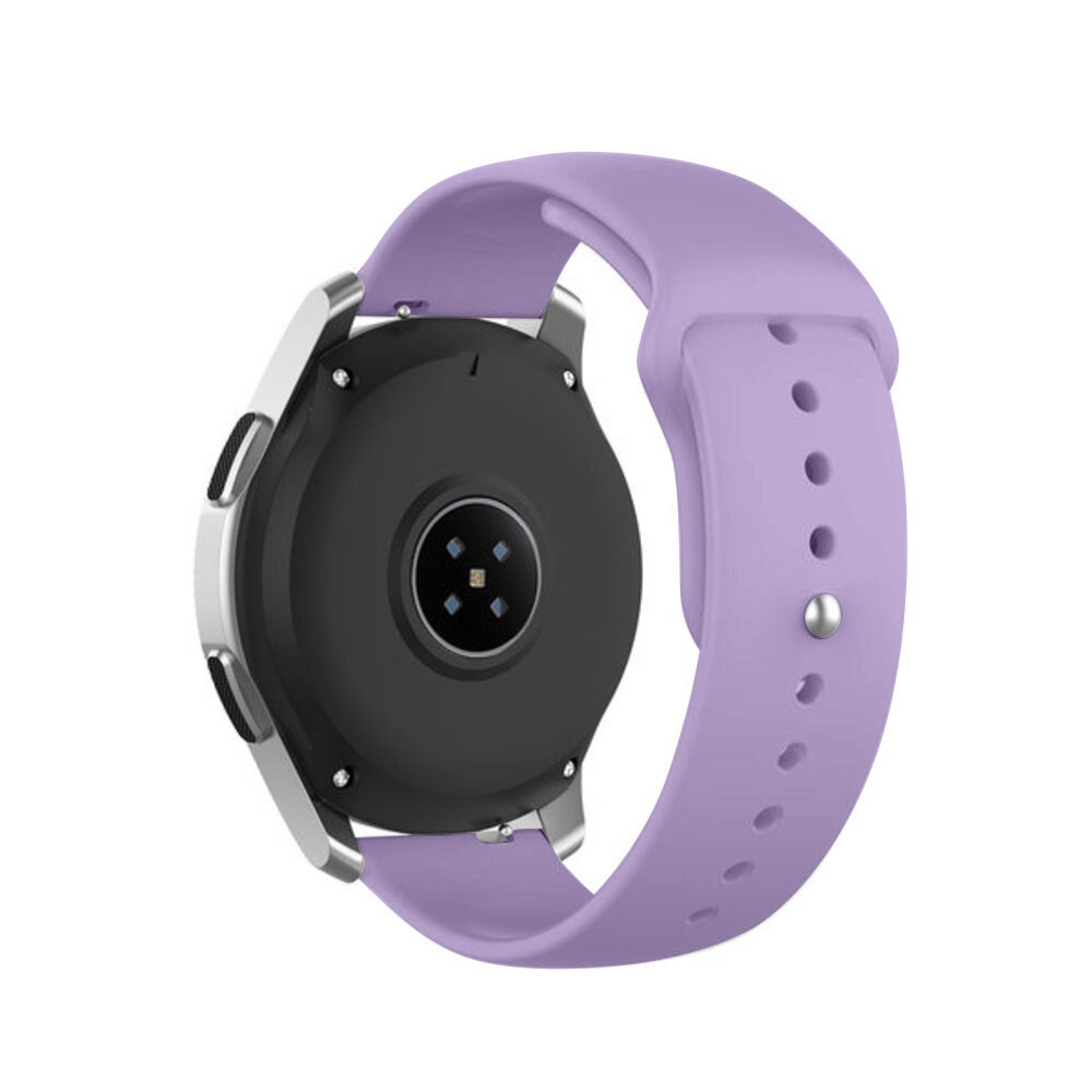 Samsung Galaxy Watch 6 - 44mm Patterned Silicone Strap (Lavender Grey)