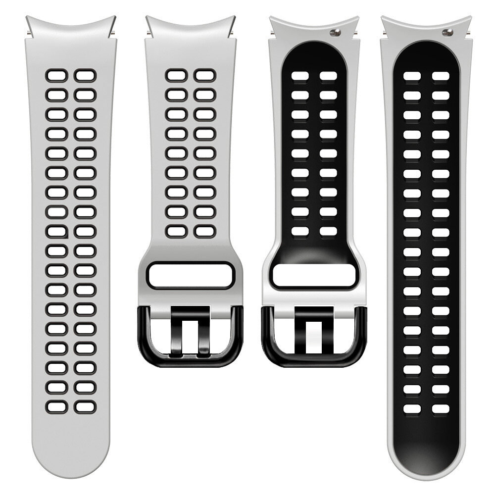 Strap-it Strap-it Samsung Galaxy Watch 6 - 44mm Squared Sport Strap (White/Black) Strap-it Strap-it Samsung Galaxy Watch 6 - 44mm Squared Sport Strap (White/Black)