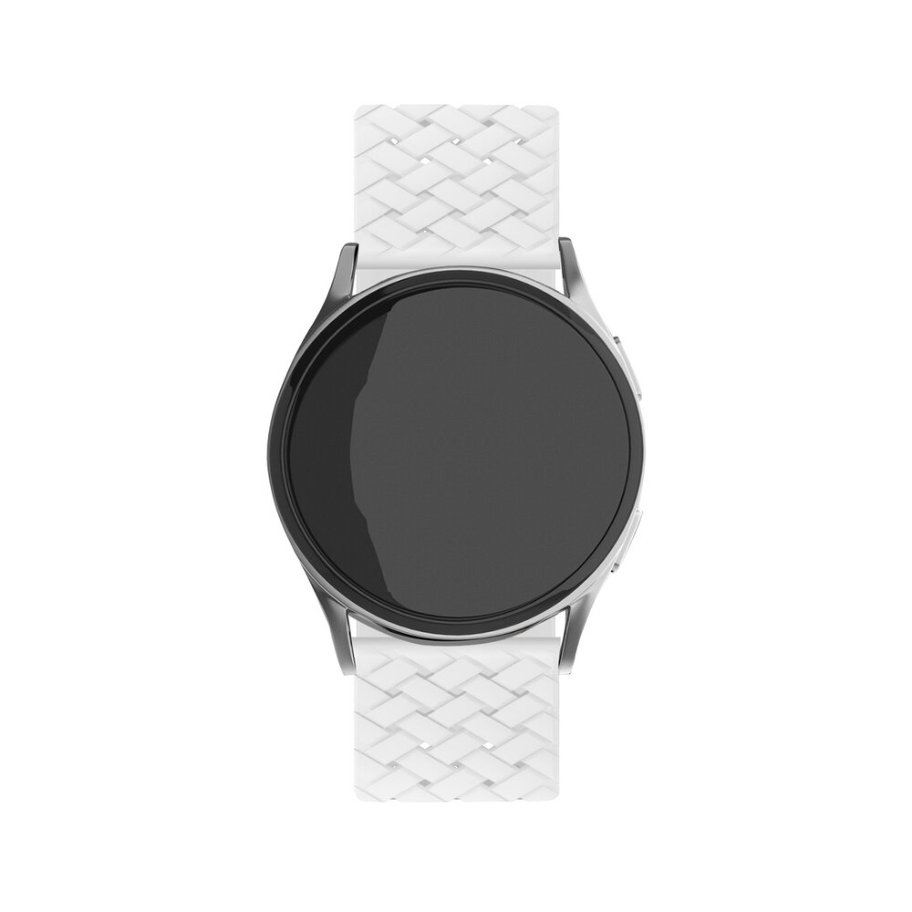 Strap-it Strap-it Samsung Galaxy Watch 6 Classic 43mm Braided Silicone Strap (White) Strap-it Strap-it Samsung Galaxy Watch 6 Classic 43mm Braided Silicone Strap (White)