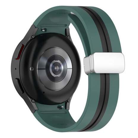 Strap-it Strap-it Samsung Galaxy Watch 6 Classic 43mm Silicone D-Buckle Strap (Green/Black) Strap-it Strap-it Samsung Galaxy Watch 6 Classic 43mm Silicone D-Buckle Strap (Green/Black)