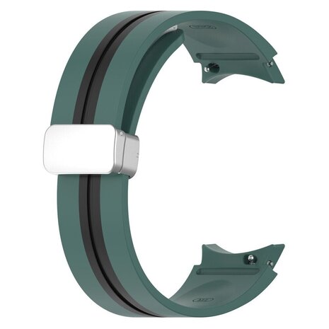 Strap-it Strap-it Samsung Galaxy Watch 6 Classic 43mm Silicone D-Buckle Strap (Green/Black) Strap-it Strap-it Samsung Galaxy Watch 6 Classic 43mm Silicone D-Buckle Strap (Green/Black)