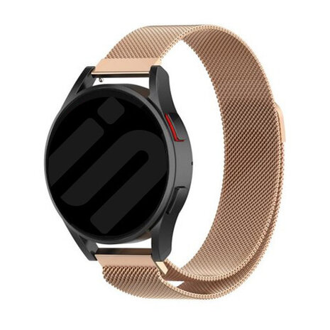 Strap-it Strap-it Samsung Galaxy Watch 6 Classic 43mm Milanese Strap (Rose Gold) Strap-it Strap-it Samsung Galaxy Watch 6 Classic 43mm Milanese Strap (Rose Gold)
