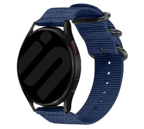 Strap-it Samsung Galaxy Watch 6 Classic 43mm Nylon Strap with Buckle (Blue) Strap-it Samsung Galaxy Watch 6 Classic 43mm Nylon Strap with Buckle (Blue)