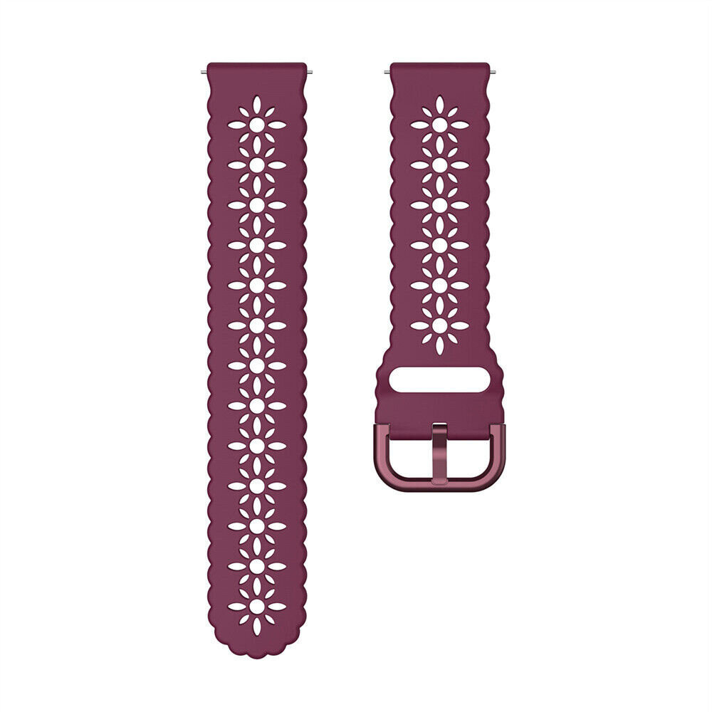 Strap-it Strap-it Samsung Galaxy Watch 6 Classic 43mm Patterned Silicone Strap (Burgundy) Strap-it Strap-it Samsung Galaxy Watch 6 Classic 43mm Patterned Silicone Strap (Burgundy)
