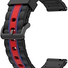 Strap-it Strap-it Samsung Galaxy Watch 6 Classic 43mm Special Edition strap (Black/Red) Strap-it Strap-it Samsung Galaxy Watch 6 Classic 43mm Special Edition strap (Black/Red)
