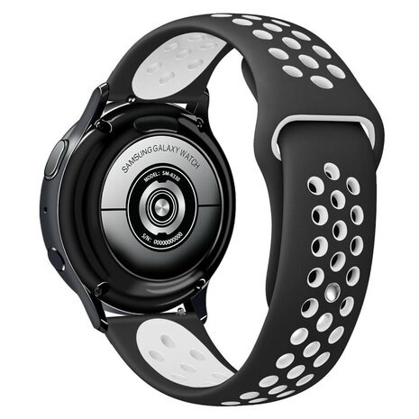 Strap-it Strap-it Samsung Galaxy Watch 6 Classic 43mm Sport Strap (Black/White) Strap-it Strap-it Samsung Galaxy Watch 6 Classic 43mm Sport Strap (Black/White)