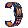 Strap-it Strap-it Samsung Galaxy Watch 6 Classic 43mm Squared Sport Strap (Blue/Orange) Strap-it Strap-it Samsung Galaxy Watch 6 Classic 43mm Squared Sport Strap (Blue/Orange)
