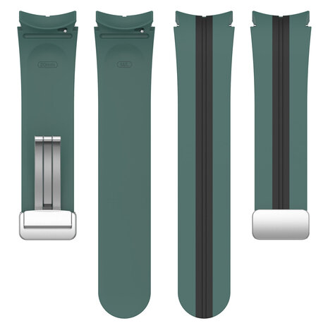 Strap-it Strap-it Samsung Galaxy Watch 6 Classic 47mm Silicone D-Buckle Strap (Green/Black) Strap-it Strap-it Samsung Galaxy Watch 6 Classic 47mm Silicone D-Buckle Strap (Green/Black)