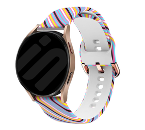Strap-it Silly Stripes Samsung Galaxy Watch 6 - 44mm Strap Strap-it Silly Stripes Samsung Galaxy Watch 6 - 44mm Strap