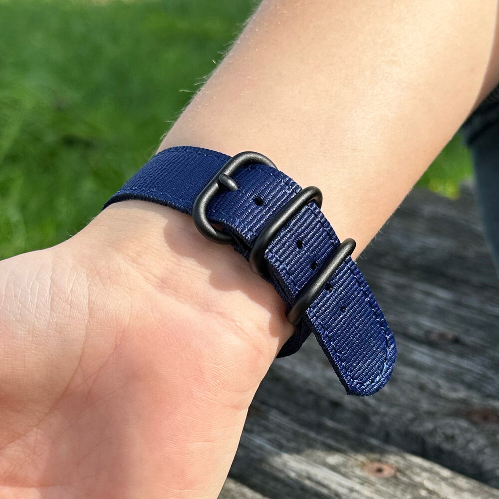 Polar Ignite 3 Nylon Strap with Buckle (Blue)